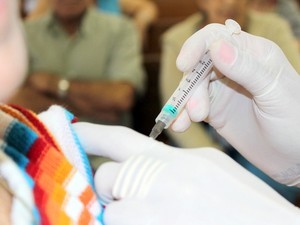 Vacinação contra a gripe (Foto: Rodrigo Guidi)