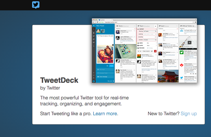 tweetdeck (Foto: divulgação) tweetdeck (Foto: divulgação)