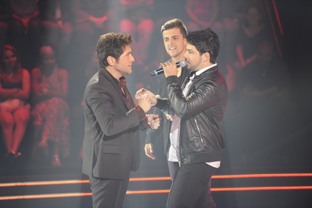 Vitor e Vanuti entraram para o time de Daniel, no The Voice (Foto: Renato Rocha Miranda/TV Globo)