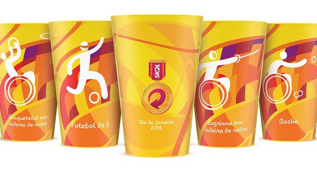Skol lança 23 modelos de copos especiais para Paralimpíada (Foto: Divulgação)