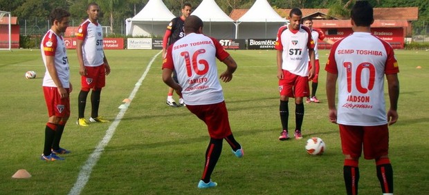 São Paulo faz treino com bola em Cotia (Foto: Divulgação/saopaulofc.net)