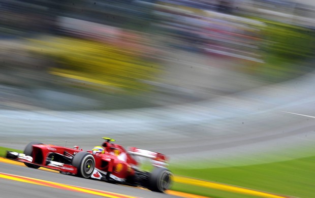 Felipe Massa no fim de semana do GP da Bélgica de Fórmula 1 (Foto: EFE)