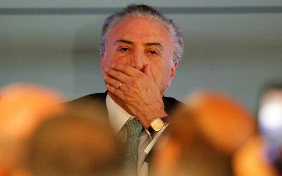 O presidente Michel Temer participa de evento em Belém (Foto: Raimundo Paccó/Estadão Conteúdo)