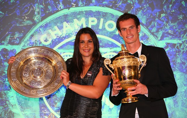 Marion Bartoli Andy Murray Wimbledon tênis (Foto: Getty Images)