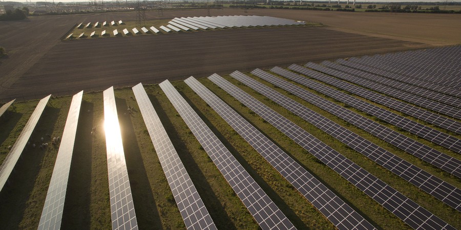 Painéis de energia solar na Alemanha (Foto: Sean Gallup/Getty Images)