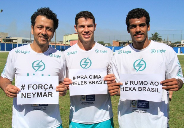 Futebol dos Artistas - Marcos Palmeira,  José Loreto e Marcelo Melo (Foto: Cleomir Tavares/ Divulgação)