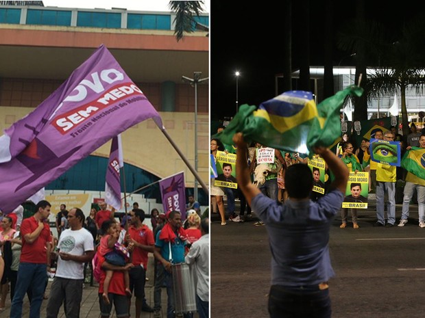 G1 - Manifestantes Fazem Atos Pró E Contra Impeachment Em Brasília ...