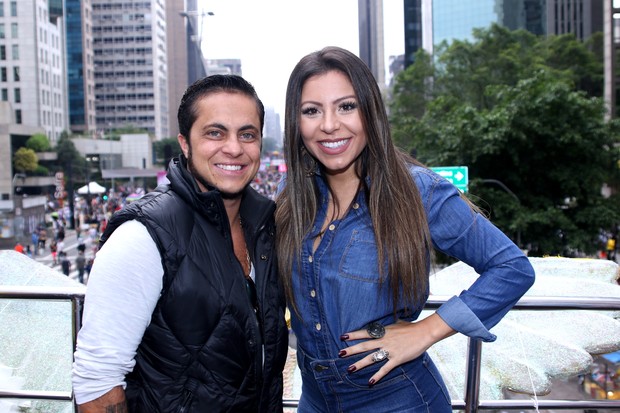 Thammy Miranda e Andressa Ferreira (Foto: Thiago Duran e Francisco Cepeda/AgNews)