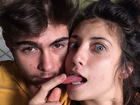 Rafael Vitti e Julia Oristanio fazem graça em foto postada na web
