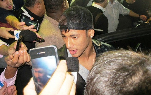 Neymar na Vila Belmiro (Foto: Marcelo Hazan)