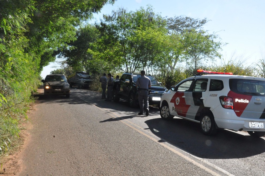 Acidente foi na estrada que liga Pacaembu a Mirandópolis (SP) (Foto: Augusto Santos/O Pacaembuense)