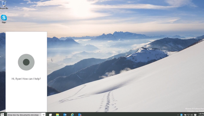 Cortana no Windows 10 vai fazer sugestões e interarir mais; saiba o que muda (Foto: Reprodução/Microsoft)