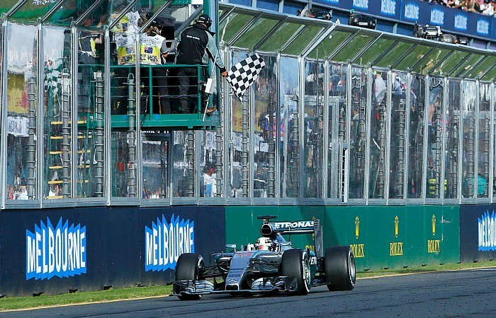 Lewis Hamilton Mercedes GP da Austrália