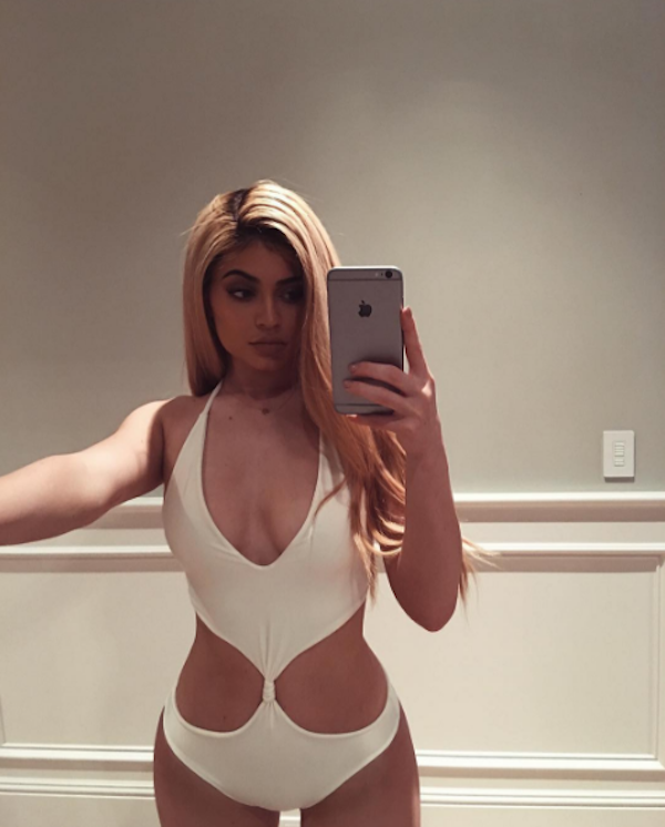 Uma selfie de Kylie Jenner (Foto: Instagram)