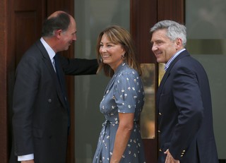 Michael e Carole Middleton , pais de Kate Middleton (Foto: Reuters/ Agência)
