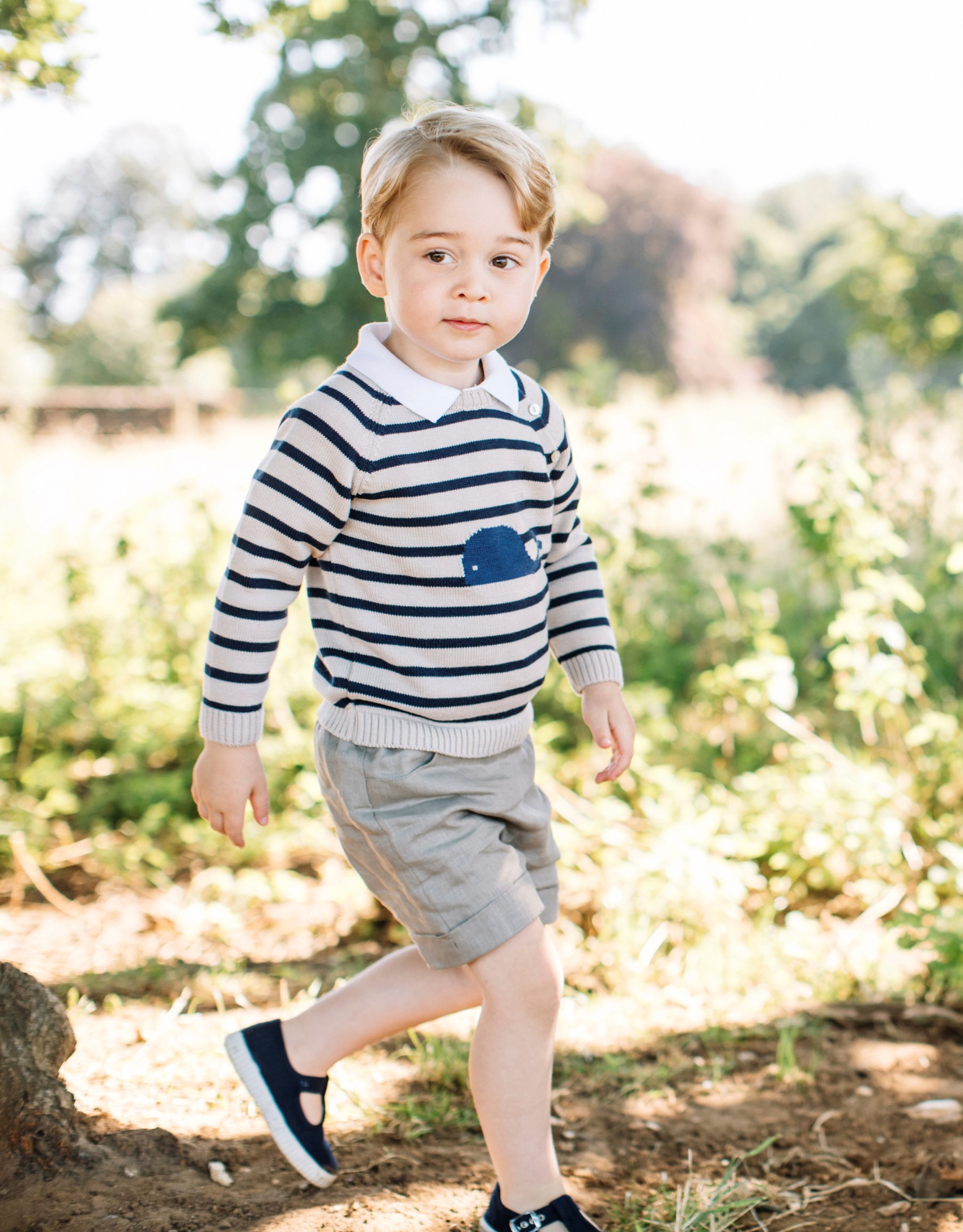 Príncipe George faz 3 anos nesta sexta-feira (22) (Foto: Matt Porteous/Duke and Duchess of Cambridge/Reuters)