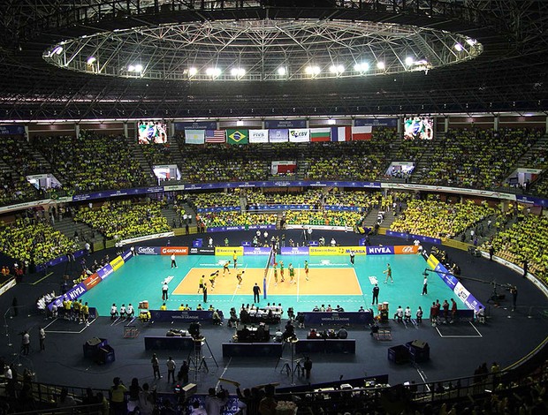 vôlei brasil e bulgária liga mundial brasília ginásio nilson nelson (Foto: FIVB)