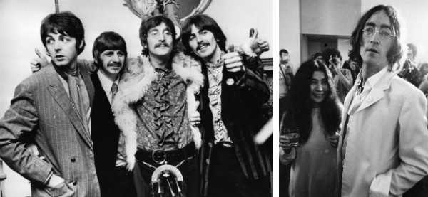 Os Beatles, John Lennon e Yoko Ono (Foto: Getty Images)