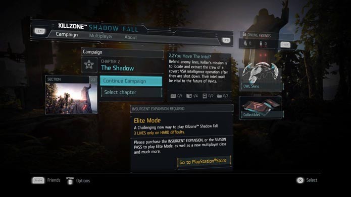Killzone Shadow Fall: como criar uma sala de jogo no modo multiplayer (Foto: Reprodução/Murilo Molina)