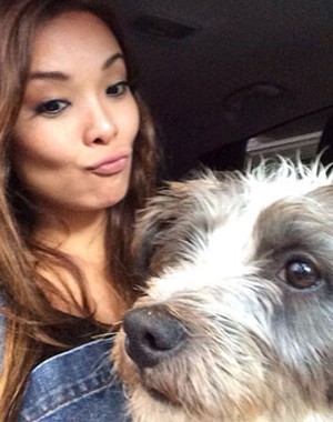 Nakamura adota cadela e lembra bronca da mãe (Arquivo Pessoal)