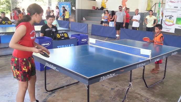Circuito de tênis de mesa reúne alunos da rede municipal de Macapá (Foto: Alan Cardoso/Arquivo Pessoal)