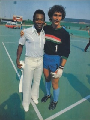 Pelé e Shep Messing (Foto: Reprodução )