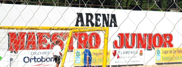 inauguração Flamengo arena Maestro Júnior beach soccer (Foto: Fred Huber / Globoesporte.com)