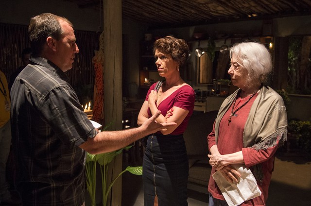 Bel Kutner e Fernanda Montenegro são dirigidas por André Felipe Binder (Foto: Estevam Avellar/TV Globo ) Bel Kutner e Fernanda Montenegro são dirigidas por André Felipe Binder (Foto: Estevam Avellar/TV Globo )