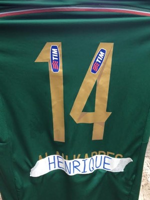 Felizes com Henrique, palmeirenses 