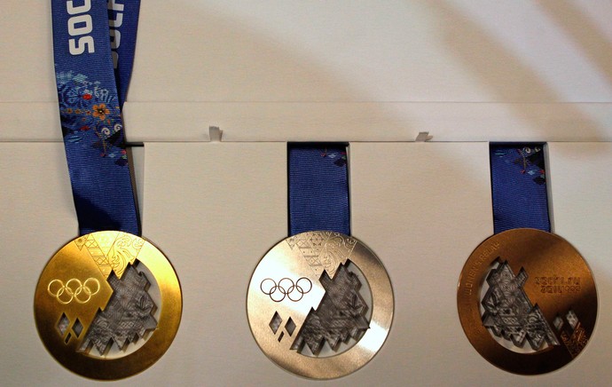 medalhas olimpíada inverno sochi 2014 (Foto: Agência Reuters)