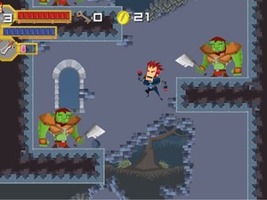 'Super Doomed'n Damned' usa outro motor gráfico e tem um visual mais caprichado em relação ao game original (Foto: Divulgação/Arc-Gen Games) 'Super Doomed'n Damned' usa outro motor gráfico e tem um visual mais caprichado em relação ao game original (Foto: Divulgação/Arc-Gen Games)
