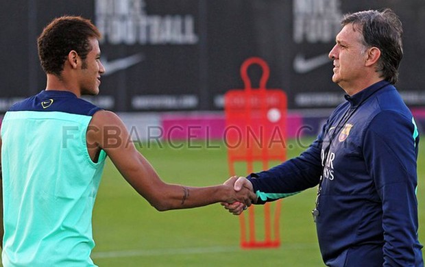 Neymar treino 3 (Foto: Fc Barcelona)