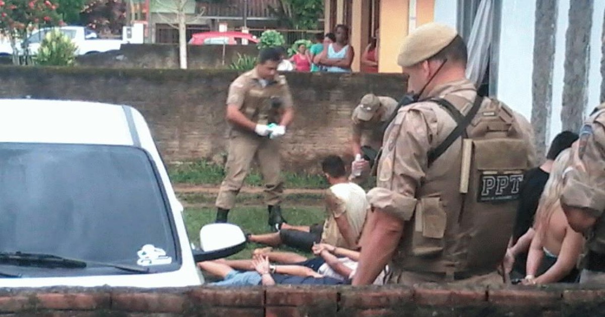 G Pol Cia Militar Prende Seis Suspeitos De Assaltos Em Joinville