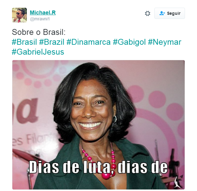 meme brasil x dinamarca (Foto: Reprodução)