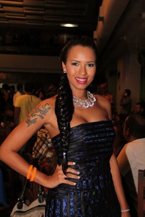 Ex-BBB Ariadna em evento no Rio (Foto: Rodrigo dos Anjos/ Ag. News)