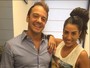 Ex-BBB Juliana Dias posa com Rogério Padovan, o Doutor Gê