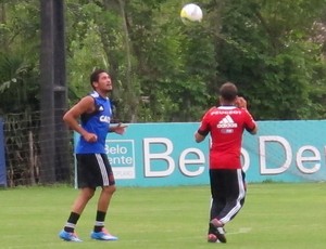 Hernane Treino Flamengo (Foto: Thales Soares)