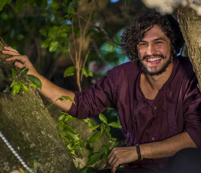 Miguel pede para conhecer Santo (Foto: Caiuá Franco/TV Globo)