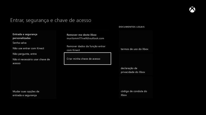 Xbox One: como configurar uma senha de segurança no console (Foto: Reprodução/Murilo Molina)