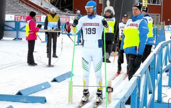 Leandro Ribela, esqui cross-country em Oestersund, Suécia (Foto:  Divulgação / CBDN)