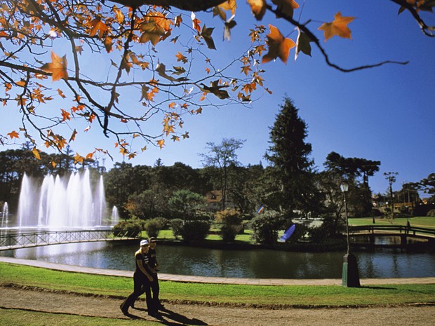 Lago Joaquina Rita Bier é opção para caminhadas ao ar livre (Foto: Divulgação/Prefeitura de Gramado)