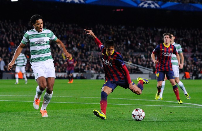 Neymar, Barcelona x Celtic (Foto: Getty Images)