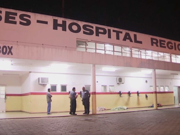 Fachada do Hospital Regional do Gama, no Distrito Federal (Foto: TV Globo/Reprodução)