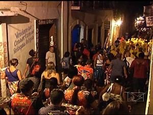 Cortejo abre programação de carnaval em São Luís (Foto: Reprodução/TV Mirante)