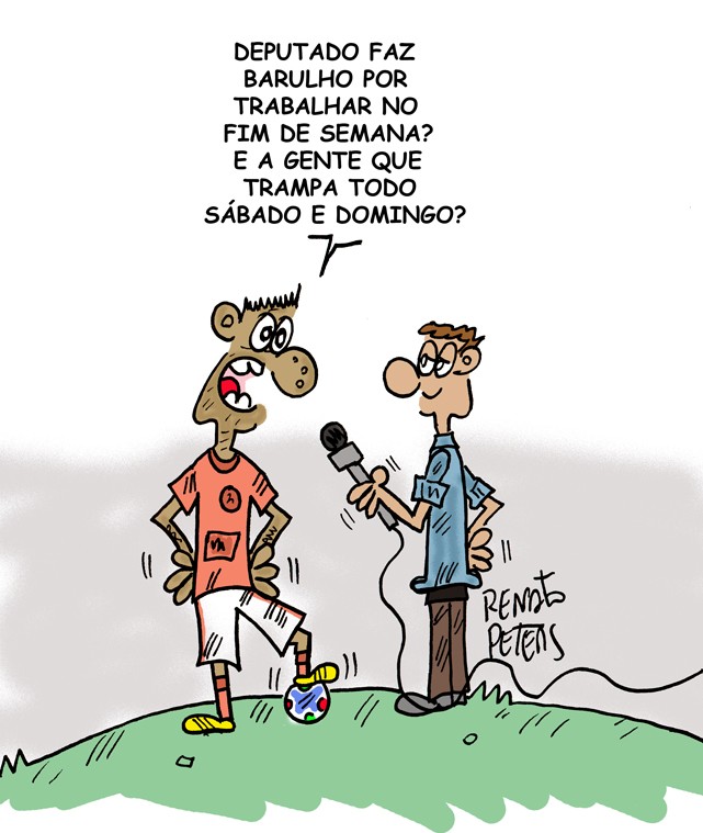 Todo fim de semana tem trampo....