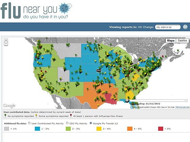Flu Near You (Foto: Reprodução)