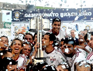 Fred fluminense comemoração campeão brasileiro 2012 (Foto: André Durão / Globoesporte.com)