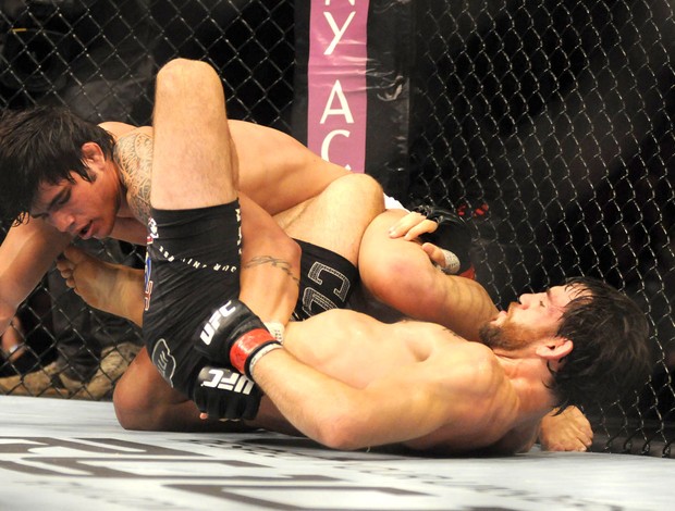 Jon Fitch e Erick Silva, UFC RIO III  (Foto: André Durão / Globoesporte.com)