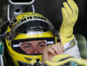 Nico Rosberg, treino GP da Inglaterra - AP (Foto: AP)