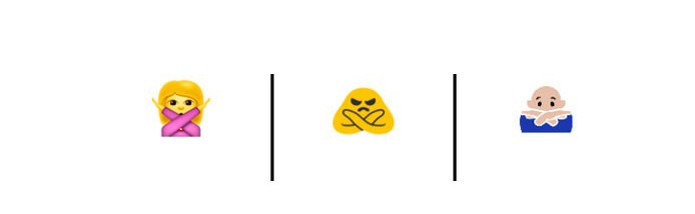 Emoji representa um acordo recusado, significa "nada feito" (Foto: Reprodução/Unicode)